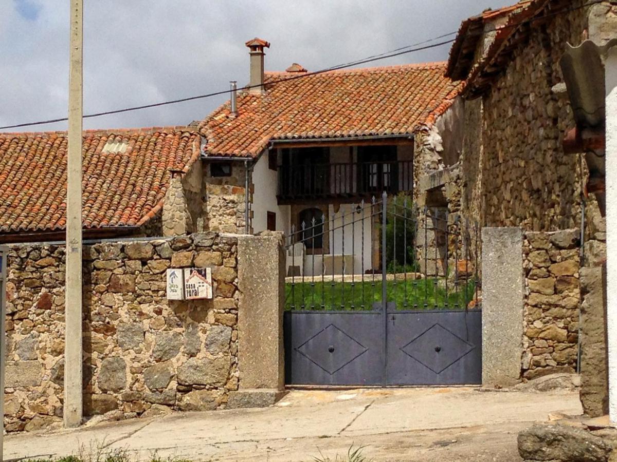 Gasthaus La Casa Del Abuelo Hoyos del Espino Exterior foto